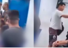 Homens trocam socos durante atendimento médico